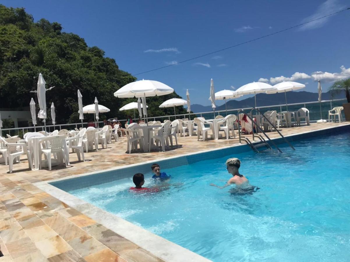 Apartamento Pe Na Areia Frente Para O Mar E Piscina Na Prainha Caraguatatuba Exterior foto
